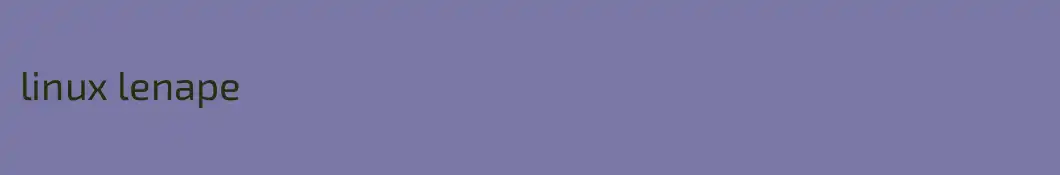 linux lenape